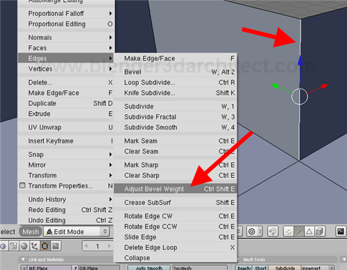 How To Use The Bevel Modifier To Chamfer Edges Of A Model Blender 3d Architect