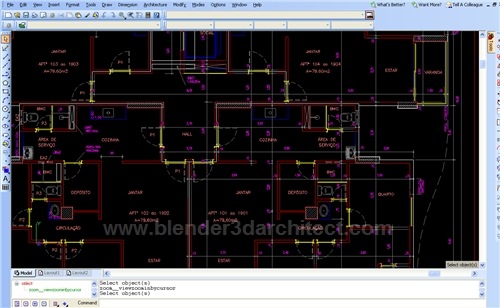 CAD files for architectural modeling in Blender 3D • 3D Architect