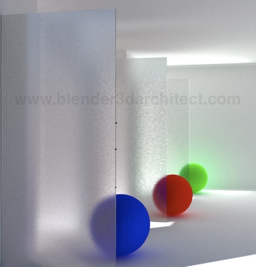 yafaray frosted glass