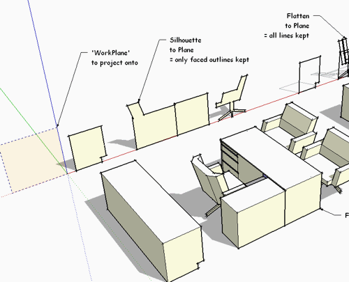 Silhouette-To-Plane-SketchUp.gif