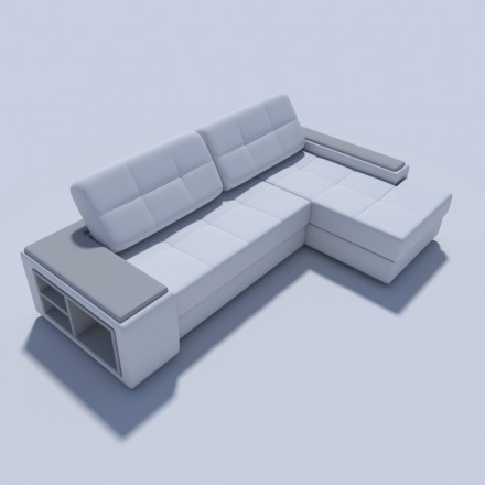 L Shape Sofa 3d Model Free Download