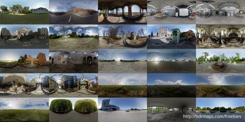 HDR maps for architecture