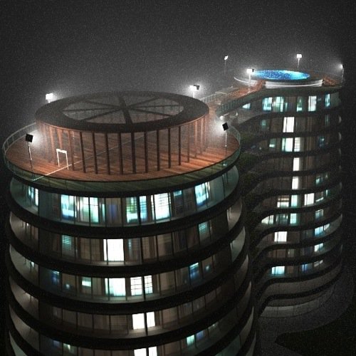 Volumetric lights for architecture