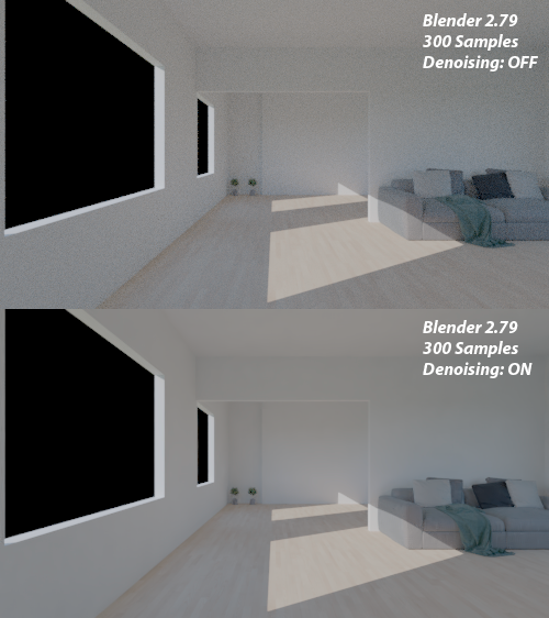 Blender 2.79 new Denoising! • Blender 3D Architect