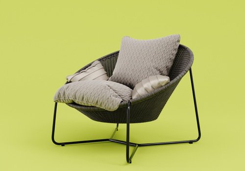 Morocco Oval Lounge Chair