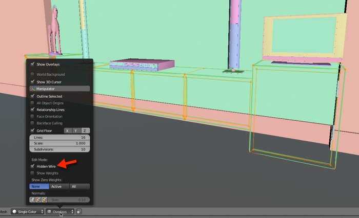 Blender 2 8 How To Use Wireframe Mode Blender 3d Architect