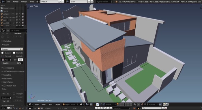 Download gratuito de blocos para AutoCAD - Allan Brito