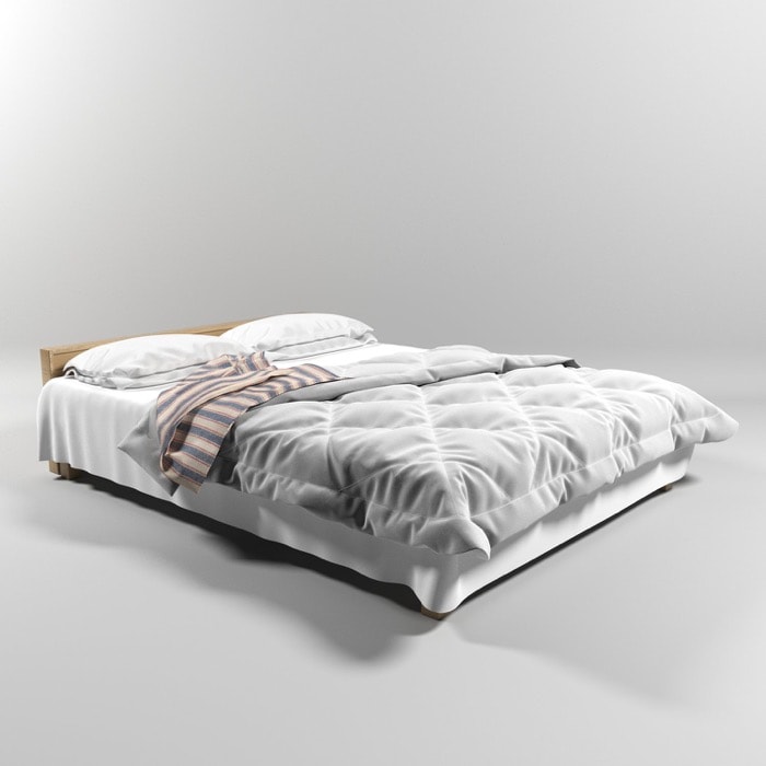 Bed 3ds Max Model Free Download