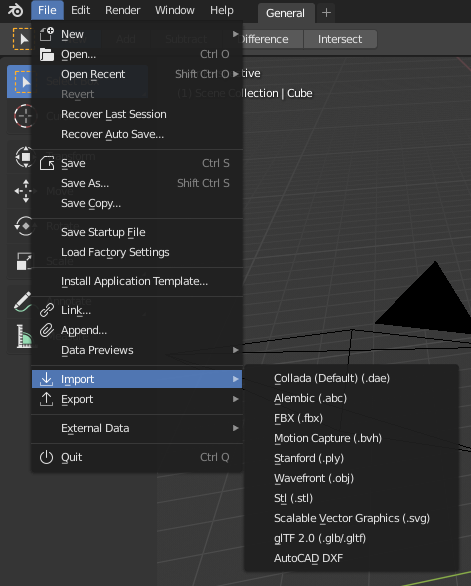  Importing  DXF  files to Blender 2 8  Blender 3D Architect 
