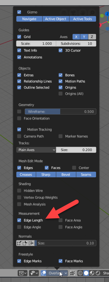 forklædt Ønske Ring tilbage Architectural modeling: How to display lengths in Blender 2.8? • Blender 3D  Architect