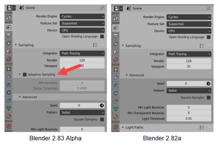 Blender 2.83 Cycles now has Adaptive Sampling • Blender 3D Architect