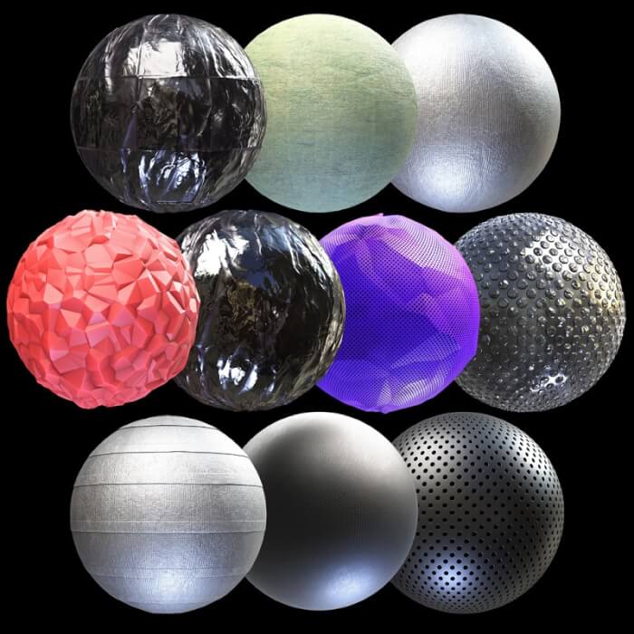 10 PBR textures plastics • Blender 3D Architect