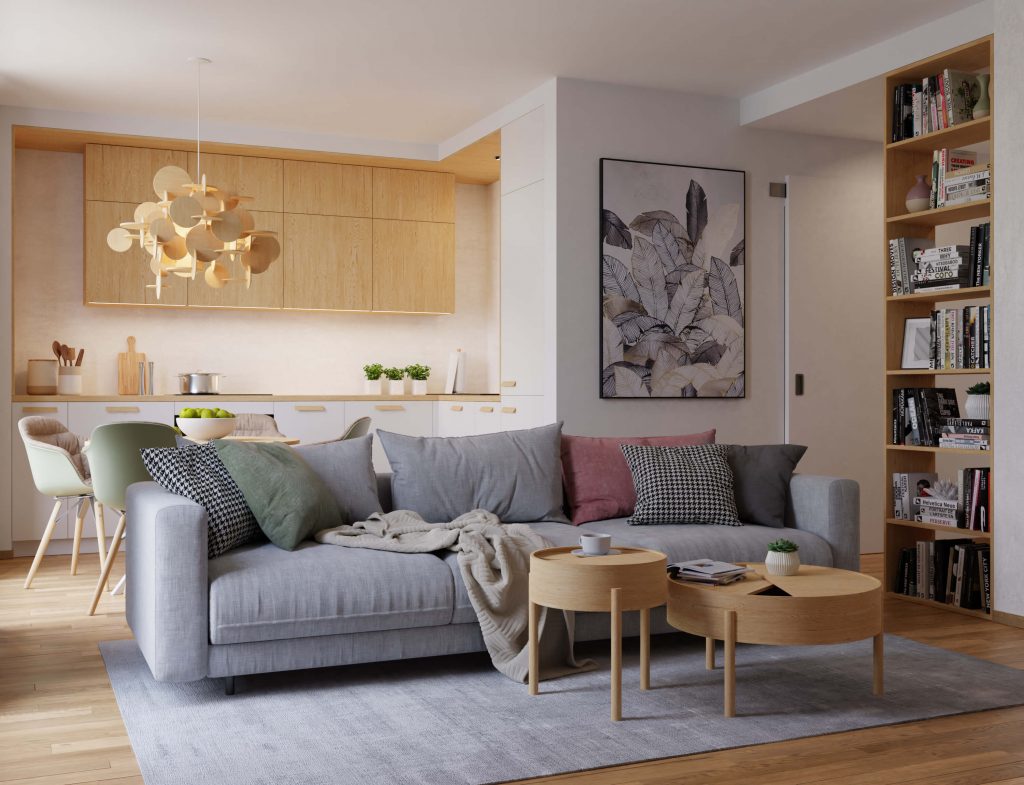 Living room_raw render • Blender 3D Architect