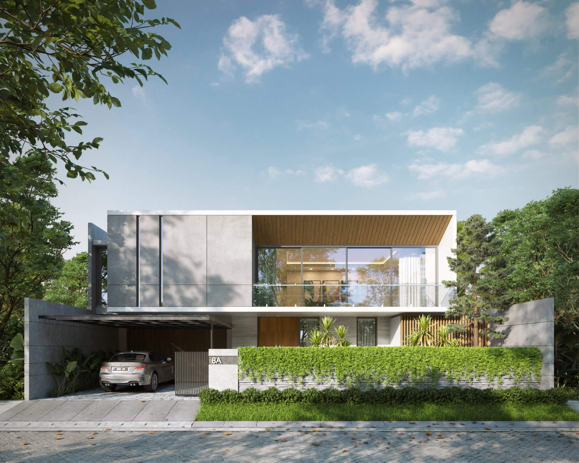 Residential exterior with Blender and Octane Render (Profile) \u2022 Blender 3D Architect