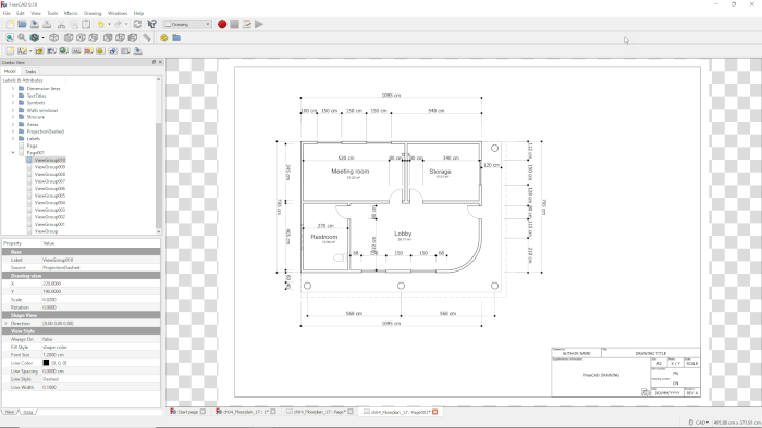 Using FreeCAD to create architectural drawings (New book